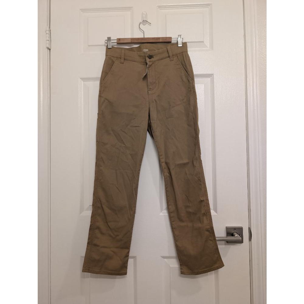 New Boys Kids Crewcuts Khaki Casual Pants Size 12 Chino Cargo